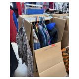 WARDROBE BOX W MIXED WESTERN CLOTHES
