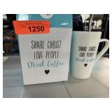SHARE CHRIST LOVE PEOPLE DRINK COFFEE MUG