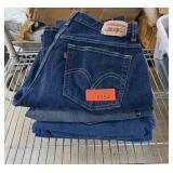 5PC JEANS LEVIS ETC MIXED SIZES