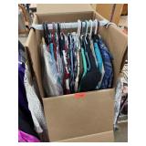 LARGE BOX OF MIXED CLOTHES WESTERN ETC