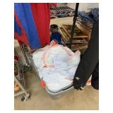 LOT OF WHITE CHAIR BANQUET COVERS