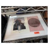 SIGNED SILICON WAFER TI BY JACK S KILBY NOTE