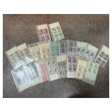 LARGE LOT OF STAMP BLOCKS