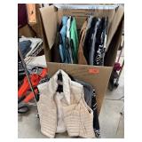 WARDROBE BOX FULL OF CLOTHES TALBOTS OR SIM