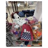 LOT OF MIXED PEANUTS ITEMS / PLUSH / PEN / WATCH