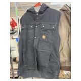CARHARTT SLEEVELESS HOODIE JACKET SZ L