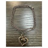JAMES AVERY STERLING SILVER HEART NECKLACE