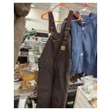 CARHARTT OVERALLS 34 X 30