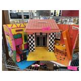 VTG 1968 BARBIE MATTEL MOD FAMILY VINYL HOUSE