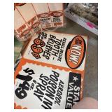 LOT OF VINTAGE STORE ADVERTISING / EPHEMERA