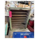 VINTAGE WOOD & METAL LATERAL FILE & MISC