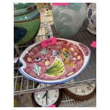 LARGE ITALIAN FISH THEME BOWL VIETRITALY