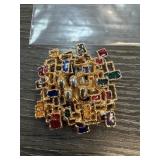 VINTAGE MID CENTURY BRUTALIST BROOCH / PIN