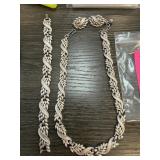 TRIFARI NECKLACE BRACELET & EARRINGS