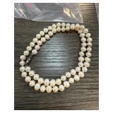 STERLING SILVER PEARL NECKLACE
