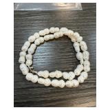 STERLING SILVER PEARL NECKLACE