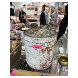 LARGE METAL JUG / CAN