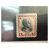 834 MINT LH ORIG GUM RARE 1938 $5 HIGH VALUE STAMP