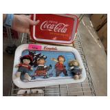 VINTAGE CAMBELLS SOUP TIN / COCA COLA TIN