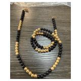 VINTAGE GERMAN SILVER BEADED NECKLACE VINTAGE GERMAN SILVER BEADED NECKLACE