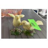 2PC PETITE CHOSES BIRDS SCULPTURES 2PC PETITE CHOSES BIRDS SCULPTURES