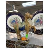 TANG SYNASTY STYLE CERAMIC HORSE NEWER TANG SYNASTY STYLE CERAMIC HORSE NEWER