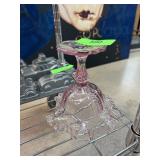 FENTON ART GLASS COMPOTE FENTON ART GLASS COMPOTE