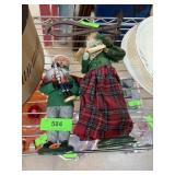 2PC BYERS CHOICE CAROLERS NOTE 2PC BYERS CHOICE CAROLERS NOTE