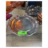 VINTAGE WILTON ARMATELE PLANE METAL PLATTER VINTAGE WILTON ARMATELE PLANE METAL PLATTER