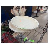 2PC PORCELAIN TRAYS / PLATTERS ASTOR W.S. GEORGE 2PC PORCELAIN TRAYS / PLATTERS ASTOR W.S. GEORGE