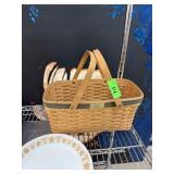 HANDLED LONGABERGER BASKET HANDLED LONGABERGER BASKET