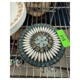 VINTAGE MID CENTURY TRIVET MOSAIC STUDIOS VINTAGE MID CENTURY TRIVET MOSAIC STUDIOS