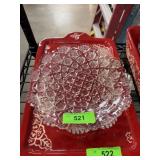 BRILLIANT CUT VINTAGE GLASS BOWL BRILLIANT CUT VINTAGE GLASS BOWL