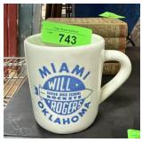 VINTANGE WINART WILL ROGERS JUNIOR HIGH COFFEE MUG VINTANGE WINART WILL ROGERS JUNIOR HIGH COFFEE MUG