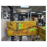 COCA COLA BOTTLE CRATE YELLOW COCA COLA BOTTLE CRATE YELLOW