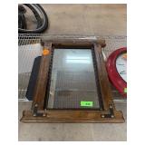 WOOD FRAMED WALL MIRROR WOOD FRAMED WALL MIRROR