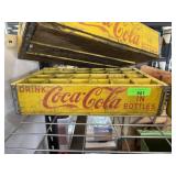 COCA COLA BOTTLE CRATE YELLOW COCA COLA BOTTLE CRATE YELLOW