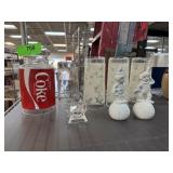 LOT OF MIXED GLASS / FIGURINES MID CENTURY ETC LOT OF MIXED GLASS / FIGURINES MID CENTURY ETC