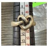 JAMES AVERY STERLING SILVER HEART KNOT RING JAMES AVERY STERLING SILVER HEART KNOT RING