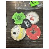 REAL & COLLECTORS POKER CHIPS ETC HARD ROCK + REAL & COLLECTORS POKER CHIPS ETC HARD ROCK +