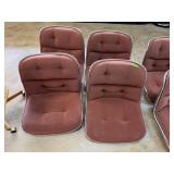 6PC KNOLL POLLOCK CHAIR TOPS (NICE BUT NO BASES) 6PC KNOLL POLLOCK CHAIR TOPS (NICE BUT NO BASES)