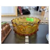 FOSTORIA COIN AMBER BOWL FOSTORIA COIN AMBER BOWL