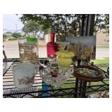 MIXED GLASSWARE ORIGINAL ART ATQ MOUSTACHE MUG MIXED GLASSWARE ORIGINAL ART ATQ MOUSTACHE MUG