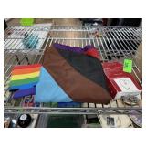 3PC PRIDE LOT FLAG / HALLMARK ORNAMENT/ COOZIE 3PC PRIDE LOT FLAG / HALLMARK ORNAMENT/ COOZIE