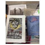LG LOT OF MIXED EPHEMERA SIGNED ENGRAVING / LOT LG LOT OF MIXED EPHEMERA SIGNED ENGRAVING / LOT