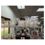 LARGE LOT OF GLASS VASES LARGE LOT OF GLASS VASES