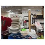 LOT OF MIXED CHINA / KITCHEN / PLATTER RING HOLDER LOT OF MIXED CHINA / KITCHEN / PLATTER RING HOLDER