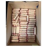 QTY 1 ROLL 50 UNSEARCHED WHEAT PENNIES CENTS QTY 1 ROLL 50 UNSEARCHED WHEAT PENNIES CENTS