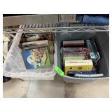 2 BINS OF BOOKS 2 BINS OF BOOKS