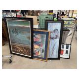 LOT OF 4 PRINTS / WALL ART LOT OF 4 PRINTS / WALL ART